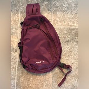 Eddie Bauer Ripstop Shoulder Sling Travel Bag Unisex